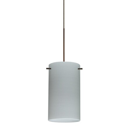 Besa Lighting Besa Pendant Stilo 7 Bronze Chalk 1x50W GY6.35 1XP-4404KR-BR